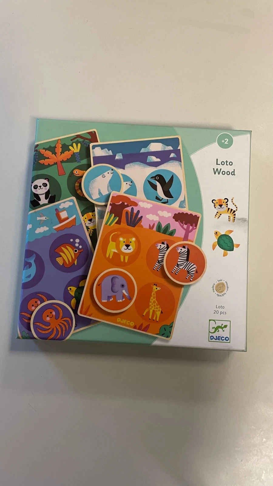 Djeco loto Wood jeu enfant association maternelle neuf